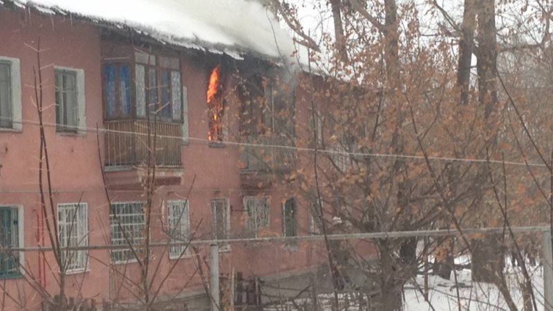 В столице Прикамья во время пожара по улице Т. Барамзиной погиб мужчина