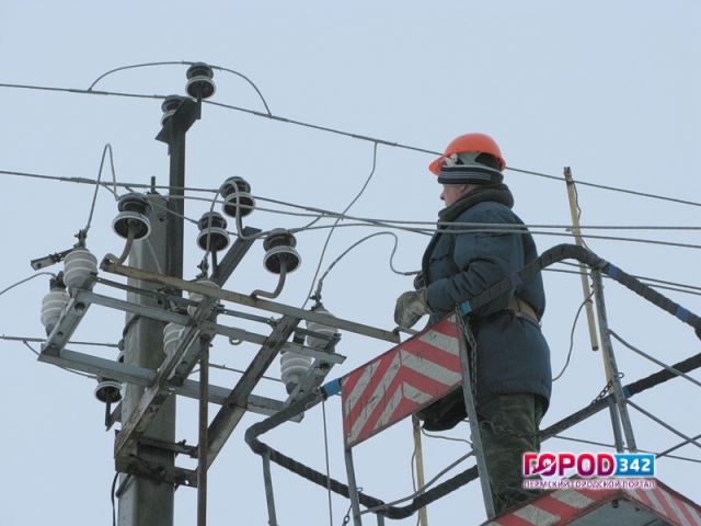 Пермь. Причина отключений электричества — аварийная ситуация