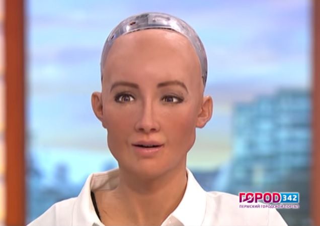 Человекоподобный робот София дала интервью в утреннем шоу Good Morning Britain