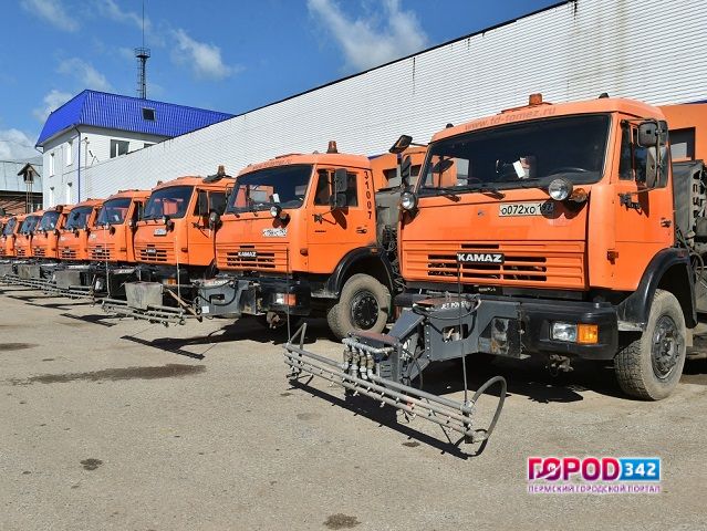 Пермский край получил из Москвы более 100 единиц техники для уборки дорог