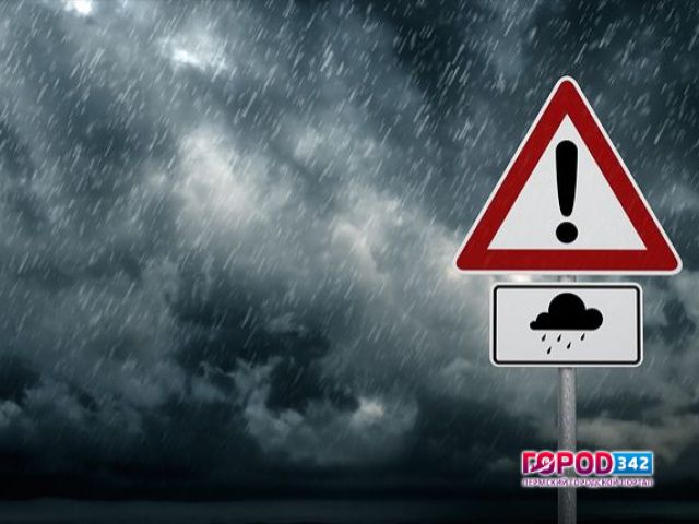 МЧС предупреждает: 28 июля в Прикамье ожидаются дождь, грозы с усилением ветра до 20 м/с