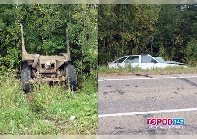 Смертельное ДТП в Прикамье: у КамАЗа отцепился прицеп и убил водителя легковушки