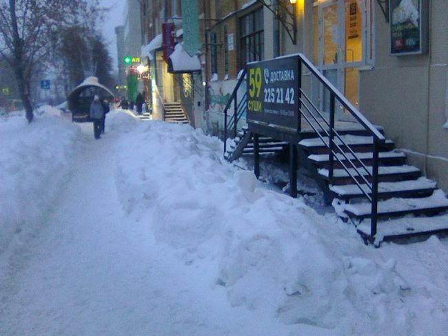 В Перми депутат предложила жителям самим убирать снег на придомовых территориях