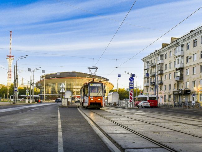 На улице Крупской возобновлено трамвайное движение