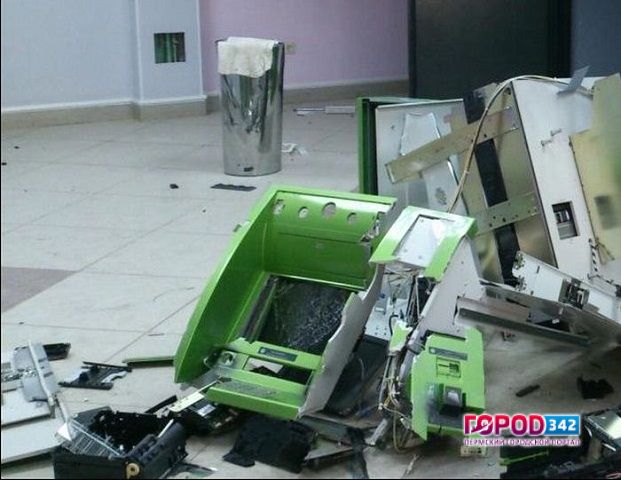 В Пермском крае совершено новое нападение на банкомат