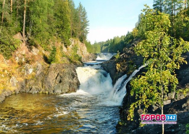 Водопад Кивач – гордость Карелии