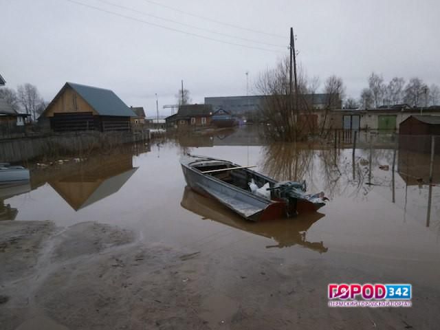 В Прикамье во время паводка в зону подтопления может попасть 46 населенных пунктов