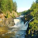 Водопад Кивач – гордость Карелии