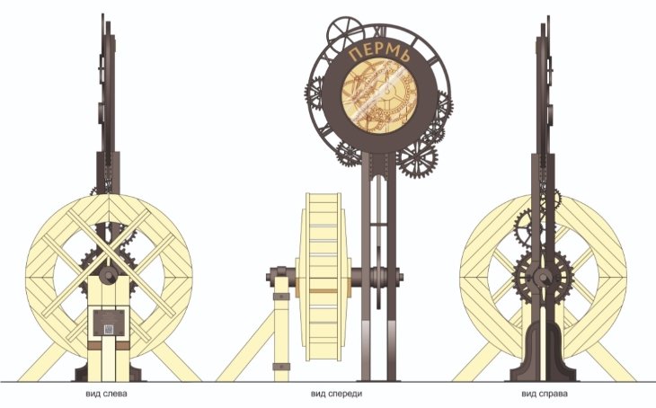 Ко Дню города в Разгуляе установят часы в виде водобойного молота. Они будут отсчитывать время до 399-летнего юбилея Перми