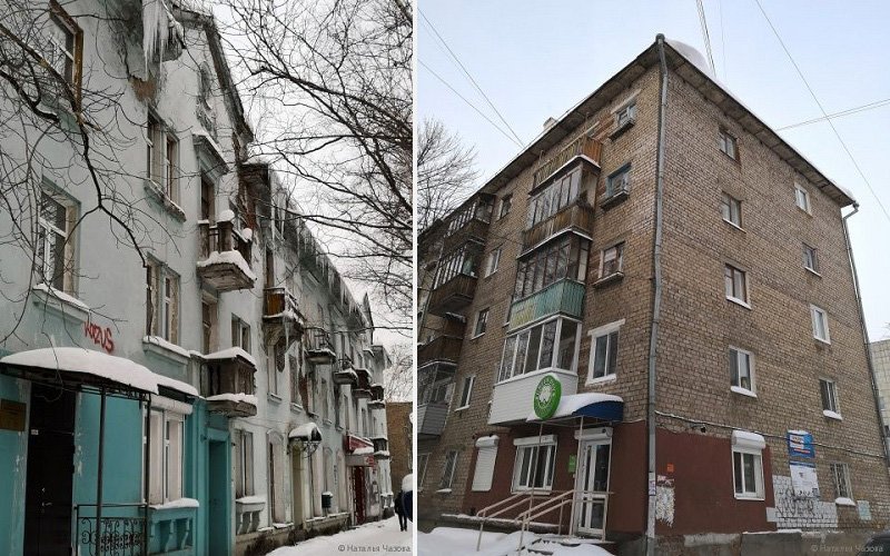 В Мотовилихинском районе Перми прошел рейд по контролю за уборкой снега и сосулек с крыш домов