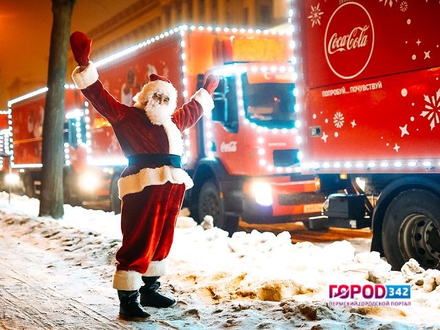 «Рождественский караван Coca-Cola» поздравит ребят из шести детских учреждений Перми
