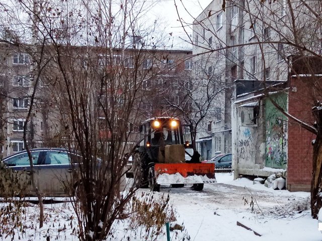 В Индустриальном районе Перми усилен контроль за зимним содержанием дворов