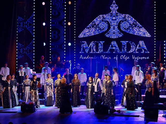 Пермский хор «Млада» выступает в Москве. Принимает участие в конкурсе