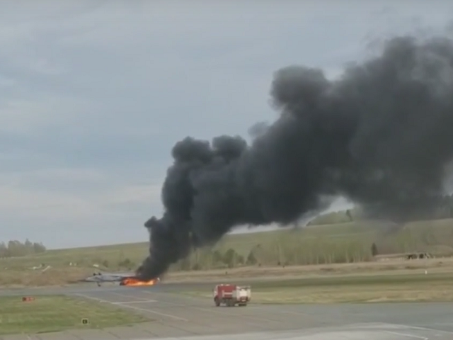 Причина возгорания военного самолета МиГ-31 под Пермью – короткое замыкание