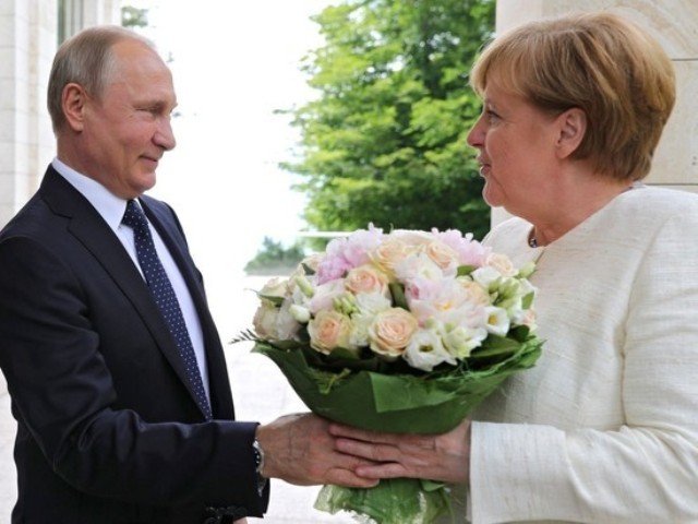 Розы Путина немцам не понравились