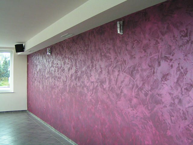 Декоративная покраска стен – альтернатива обоям