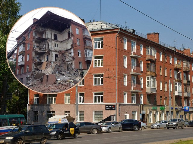 В Перми начат капитальный ремонт частично обрушившегося в 2015 году дома по улице Куйбышева, 103
