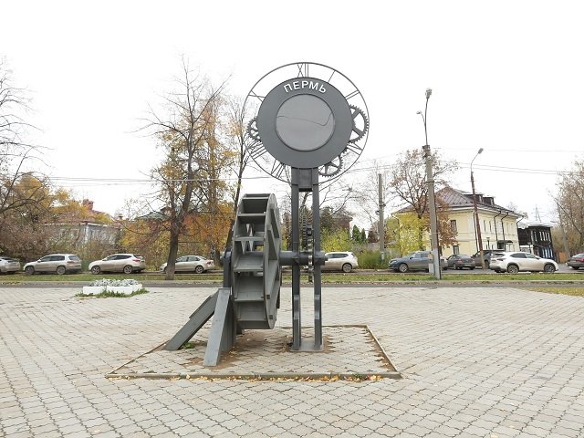 В Перми сломались часы обратного отсчета до 300-летия города