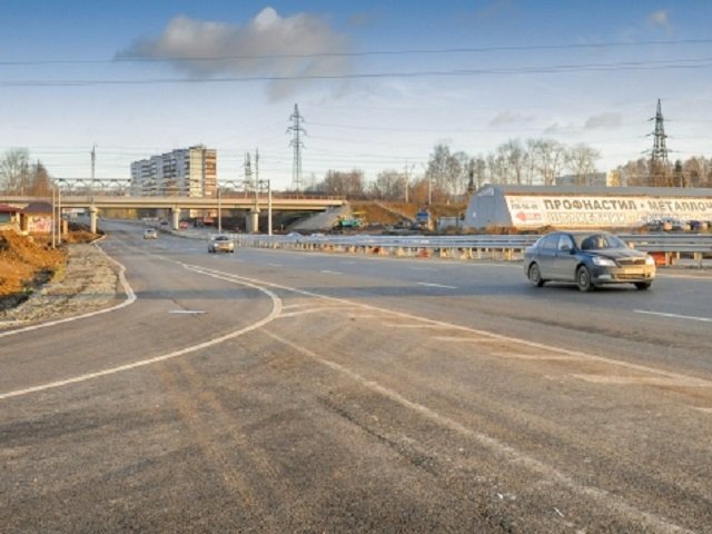 В Перми запущено движение транспорта по шести реконструированным полосам улицы Героев Хасана