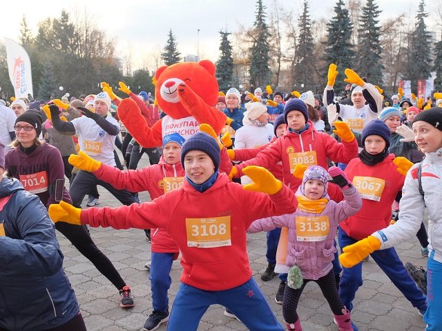 Более 1500 участников «Тёплого забега» побили рекорд Пермского края