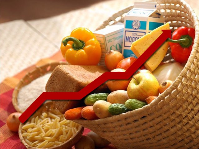 Условный набор продуктов питания в Пермском крае в декабре 2018 года подорожал по сравнению с ноябрем на 3,74%