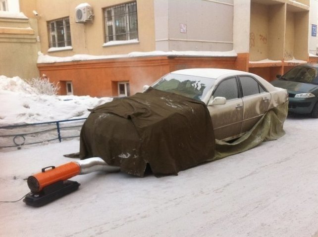Отогрев автомобилей в Перми