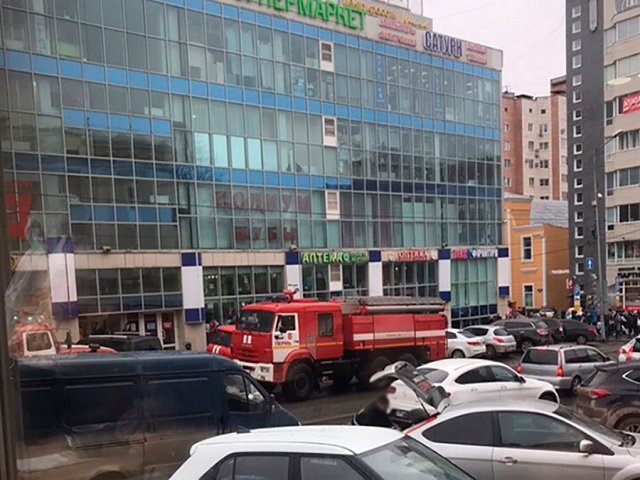 Эвакуировали пермский торговый центр «Алмаз»