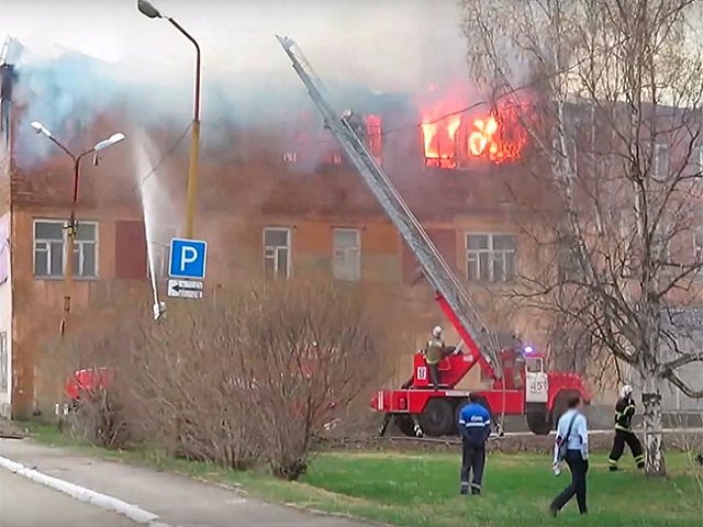Пожар на Лысьвенском заводе эмалированной посуды