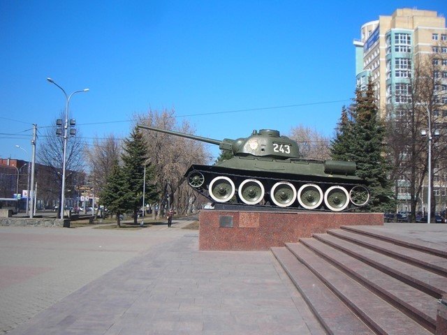 Сквер у танка в Перми отремонтируют к ноябрю 2020 года