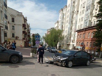 В центре Перми произошло ДТП