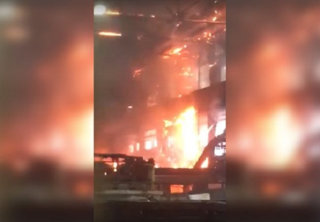 На металлургическом заводе в Чусовом произошел пожар
