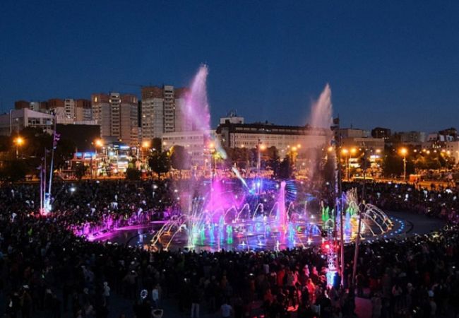 Новый фонтан в Перми сможет показывать фильмы