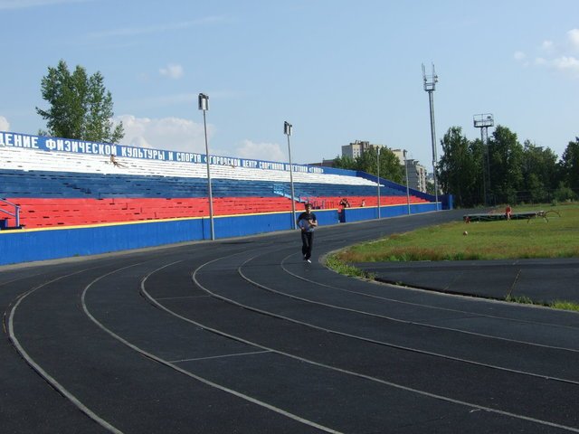В Перми продолжается ремонт стадиона «Гайва»