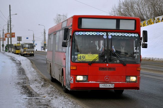 В Перми сняли с рейса автобусы 49 маршрута