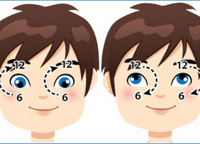 Упражнения для детских глаз