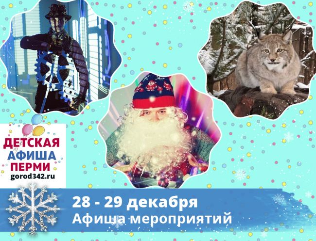 Куда сходить с детьми в Перми в выходные. 28 — 29 декабря 2019
