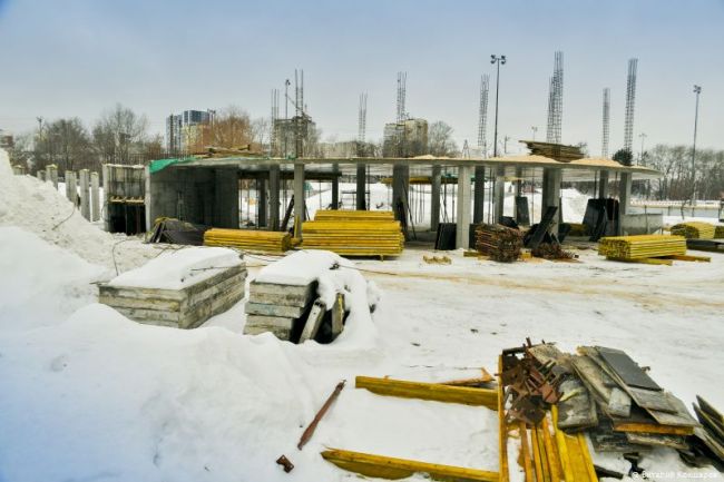 Спортивный комплекс в экстрим-парке в Перми построят до конца июля
