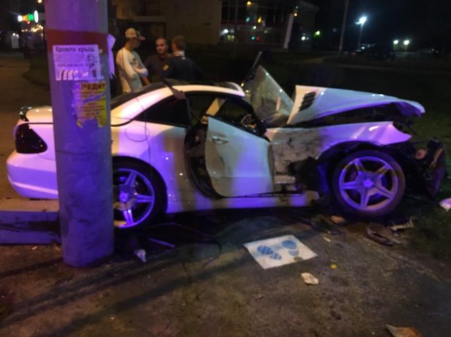 В центре Перми произошла жесткая авария с участием пьяного водителя