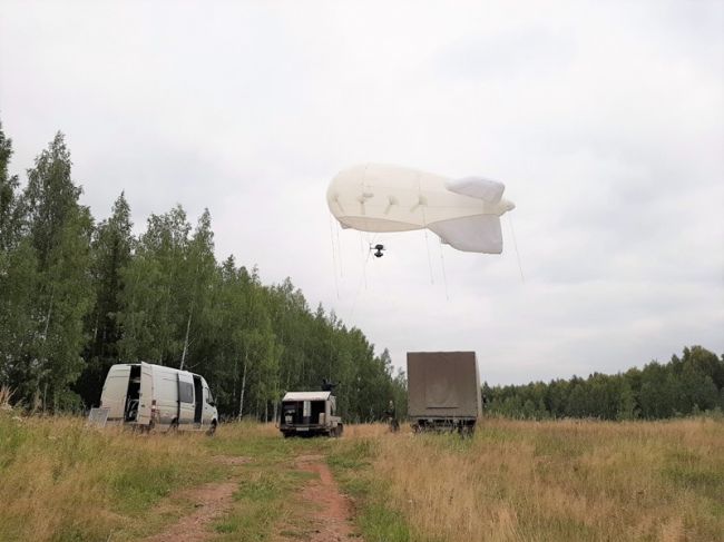 Полицейские запустили беспилотный дирижабль для контроля на дорогах в Прикамье