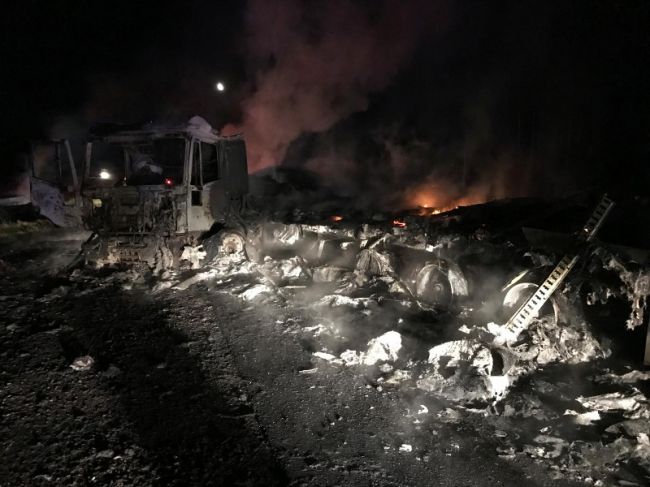 В жуткой аварии в Пермском крае заживо сгорели два человека