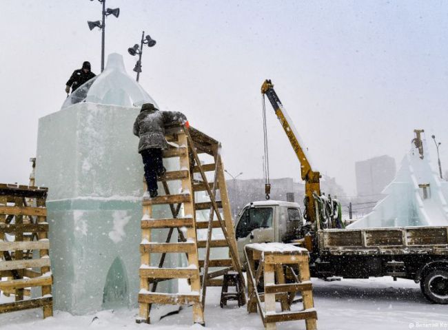 Создание ледового городка в центре Перми оценили в 17 млн рублей