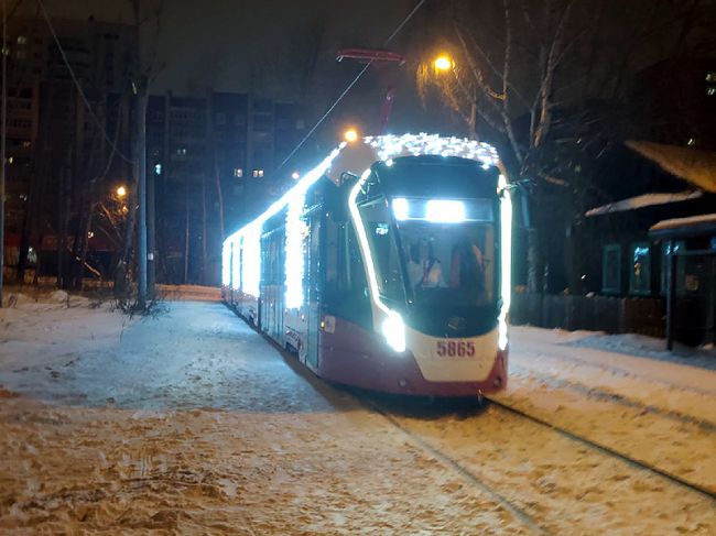 Режим работы общественного транспорта в Перми в Новый год и праздники