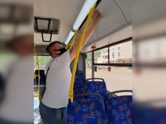 Жители Перми пожаловались на неработающие кондиционеры в общественном транспорте
