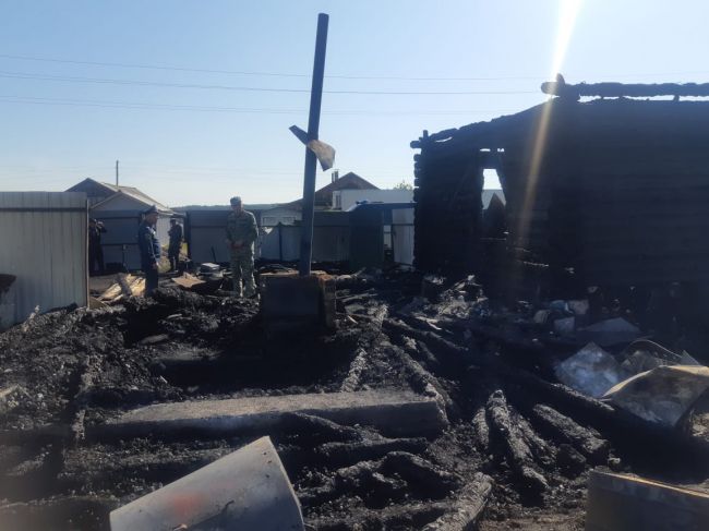 При страшном пожаре в Пермском крае погибли пять человек