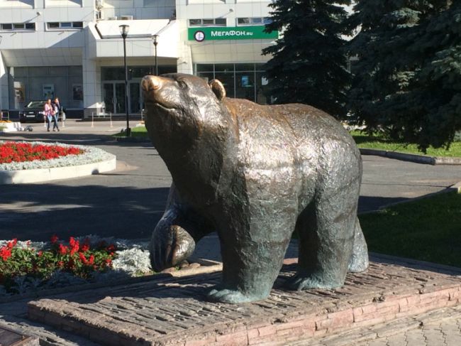 В Перми скульптуру «Пермский медведь» перенесут в другое место
