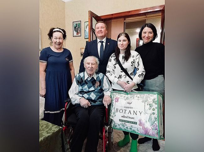 Ветеран Великой Отечественной войны отметил 100-летний юбилей в Перми