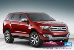 В ноябре состоится мировая премьера новейшего внедорожника Ford Everest