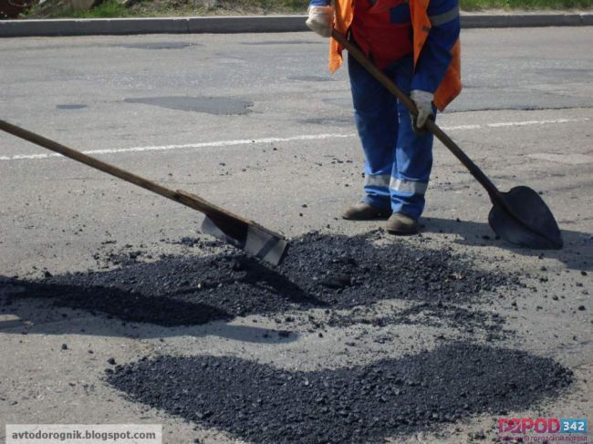 В Перми начат ремонт дорог