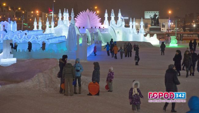 В Перми открыт ледовый городок