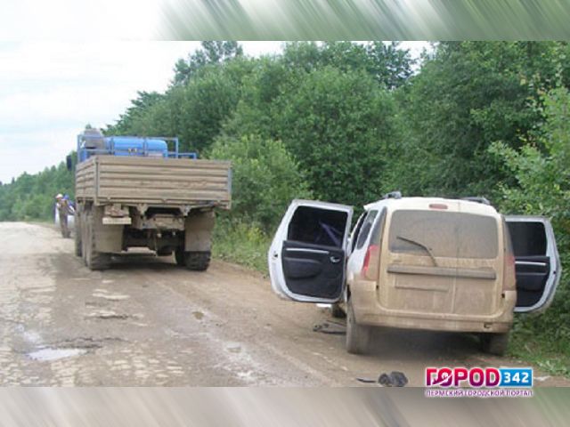 Пермский край. Смертельное ДТП. Погиб водитель автомобиля ВАЗ